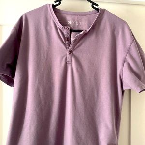BYLT Drop Cut Henley S/S Shirt